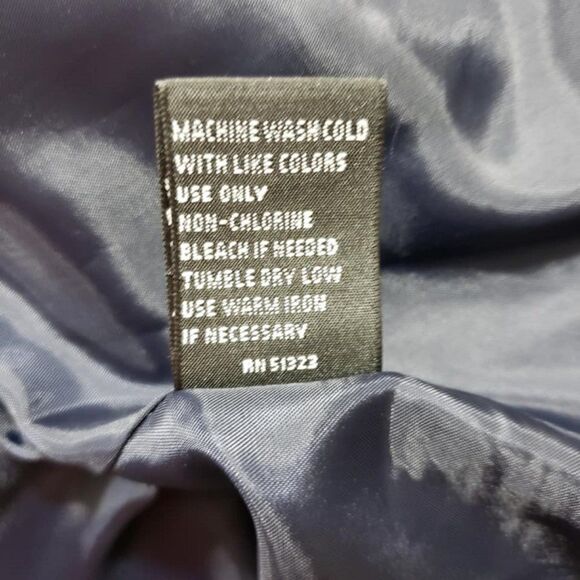 Josephine Dark Blue & White Geo-Mod 3/4 Sleeve Blazer Jacket Size 14 NWT - Picture 7 of 10